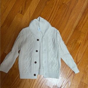 GAP Cream Cable Knit Kids Sweater